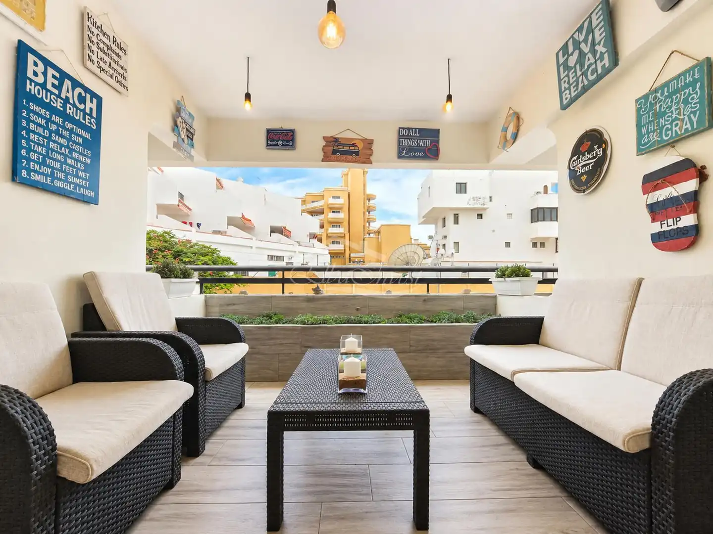 Terrace of Flat for sale in Adeje  with Terrace, Swimming Pool and Furnished