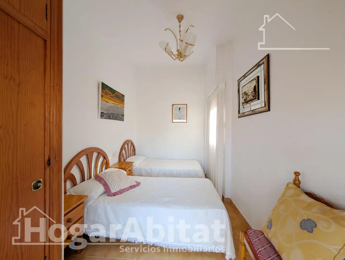 Dormitori de Casa o xalet en venda en Santa Pola amb Aire condicionat, Terrassa i Moblat