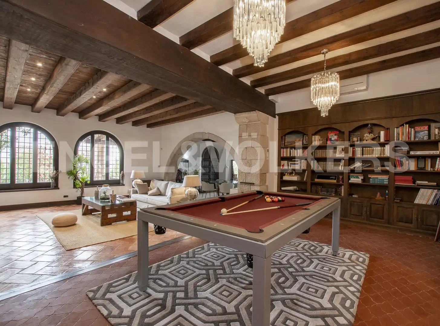 Living room of Houses for sale in Castelldefels  with Air Conditioner, Heating and Private garden