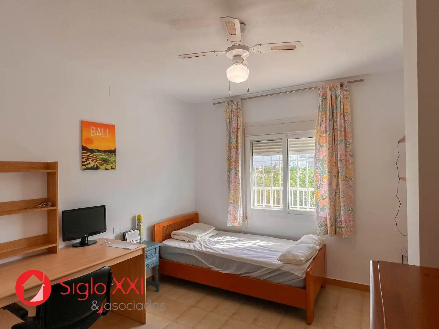 Schlafzimmer von Einfamilien-Reihenhaus zum Verkauf in Castellón de la Plana / Castelló de la Plana mit Klimaanlage, Heizung und Terrasse