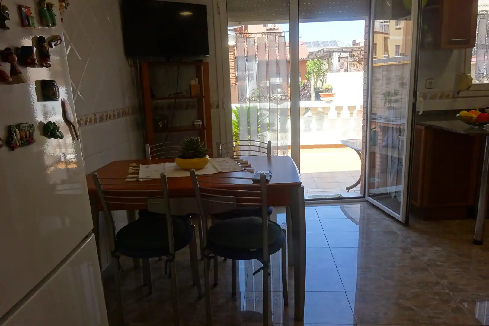 Menjador de Casa adosada en venda en Barcelona amb Aire condicionat, Calefacció i Parquet