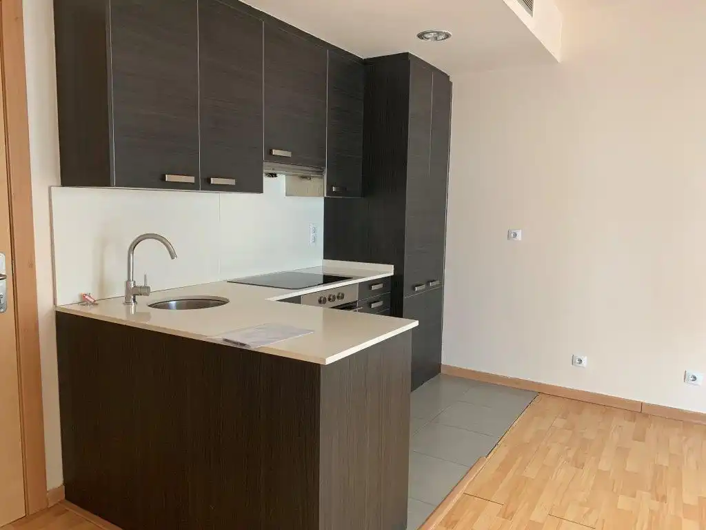 Cocina de Apartamento en venta en Manresa con Parquet y Balcón