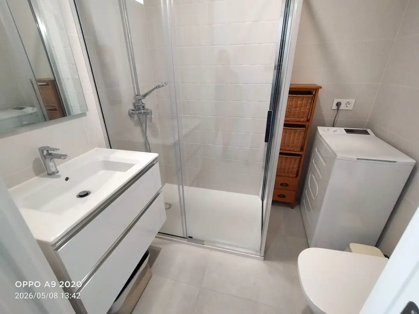Bany de Apartament de lloguer en Puerto de la Cruz amb Parquet, Moblat i Forn