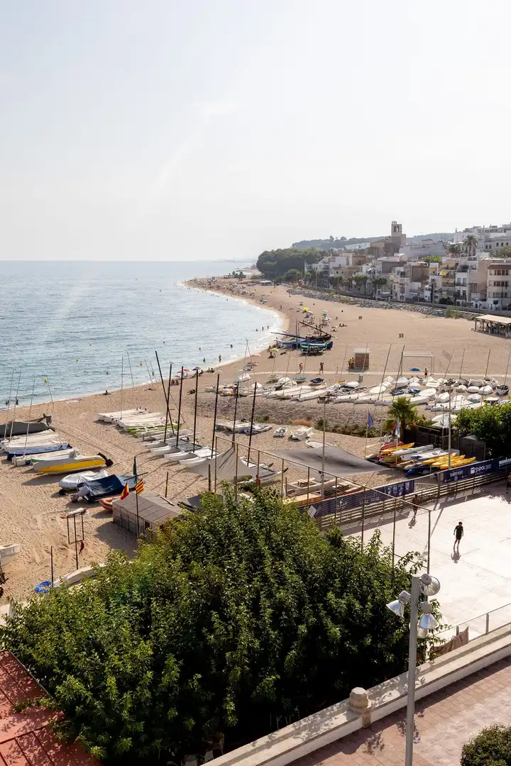 Vista exterior de Pis en venda en Sant Pol de Mar amb Aire condicionat, Calefacció i Terrassa