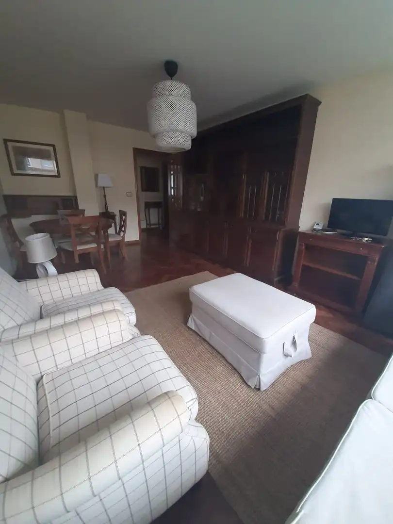 Living room of Flat for rent in Culleredo  with Heating, Terrace and Storage room