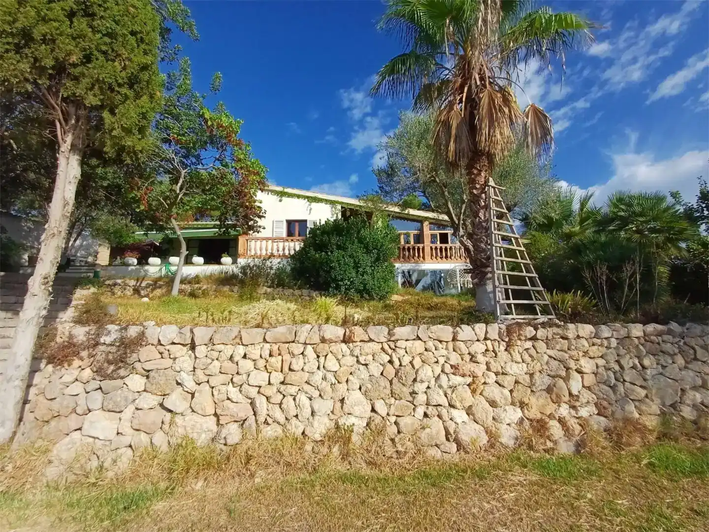 Vista exterior de Finca rústica en venda en  Palma de Mallorca amb Aire condicionat, Piscina i Balcó