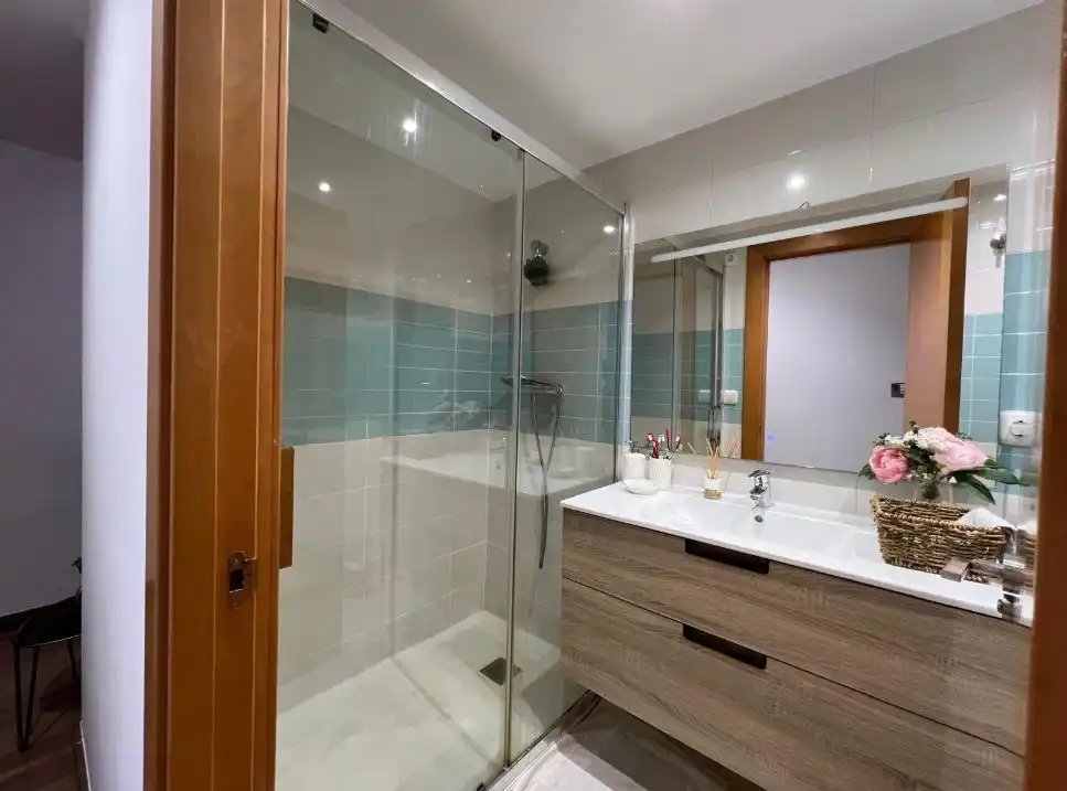 Bathroom of Flat for sale in Altea  with Air Conditioner and Parquet flooring