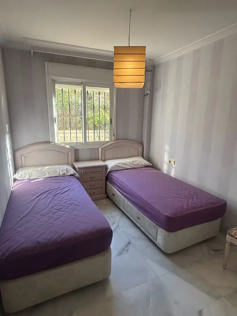 Bedroom of Ground floor for sale in Marbella  with Air Conditioner, Private garden and Terrace