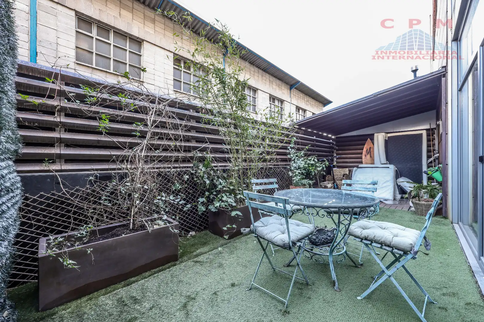 Terraza de Dúplex de alquiler en Alcobendas con Aire acondicionado, Calefacción y Jardín privado