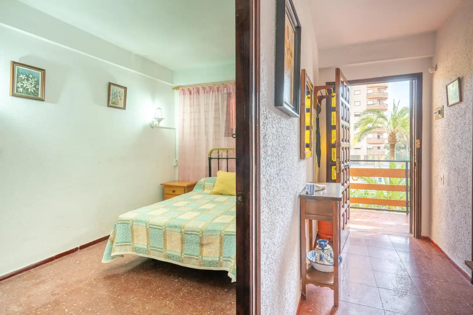 Bedroom of Apartments for rent in Roquetas de Mar  with Furnished and Balcony