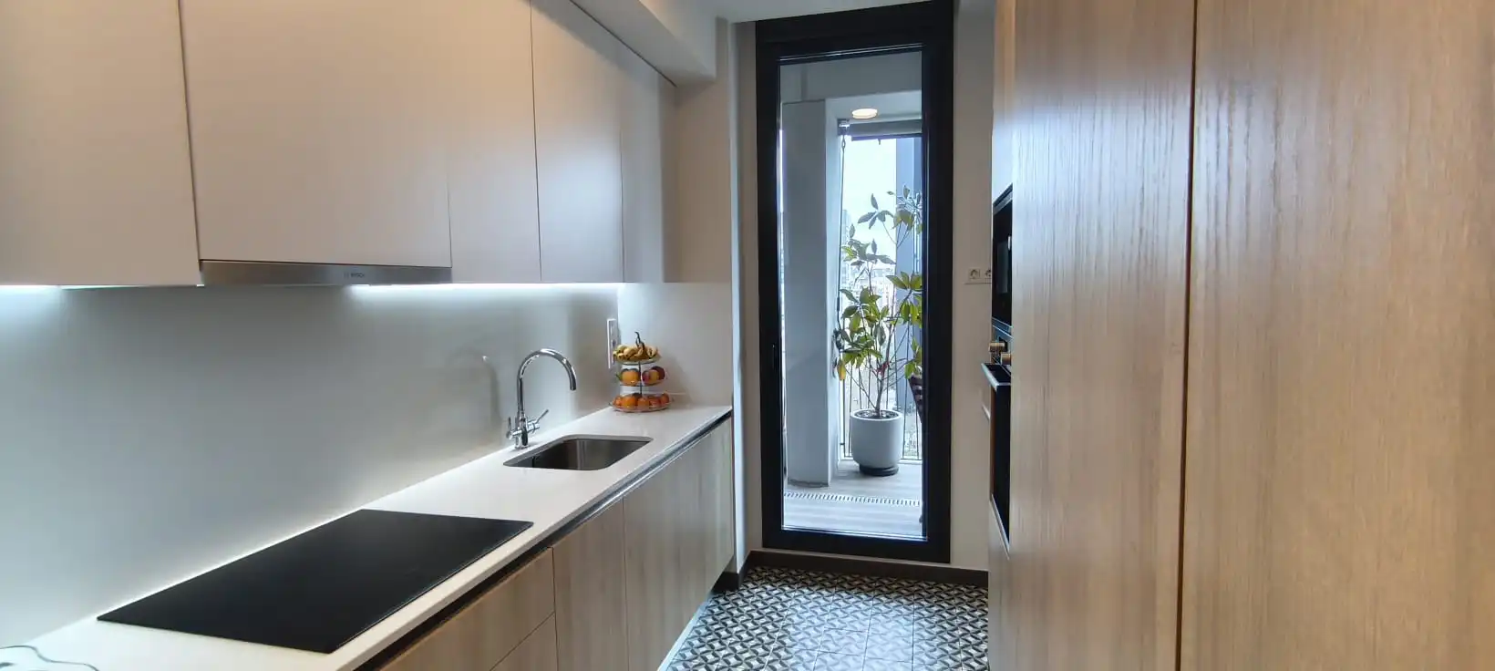Küche von Wohnung zum Verkauf in L'Hospitalet de Llobregat mit Klimaanlage, Heizung und Parkett