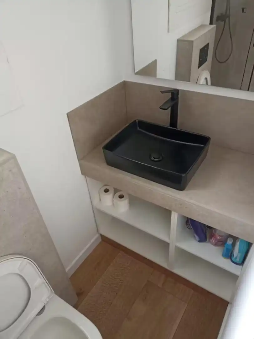 Bathroom of Apartments for rent in L'Hospitalet de Llobregat  with Furnished, Oven and Washing machine