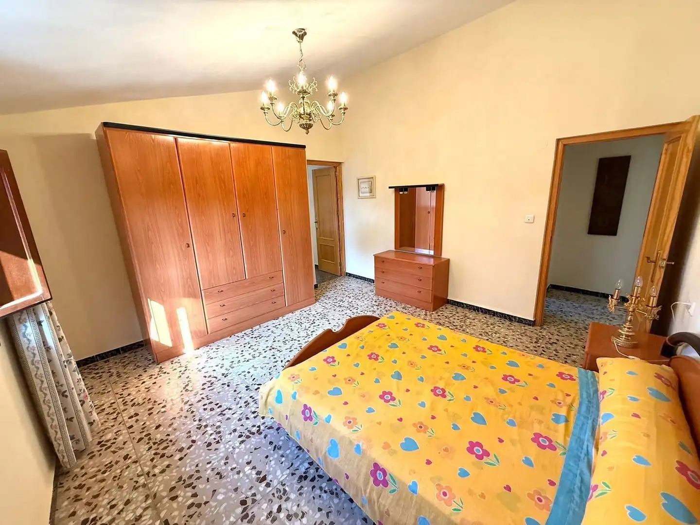 Schlafzimmer von Einfamilien-Reihenhaus zum Verkauf in Pulpí mit Heizung, Terrasse und Abstellraum