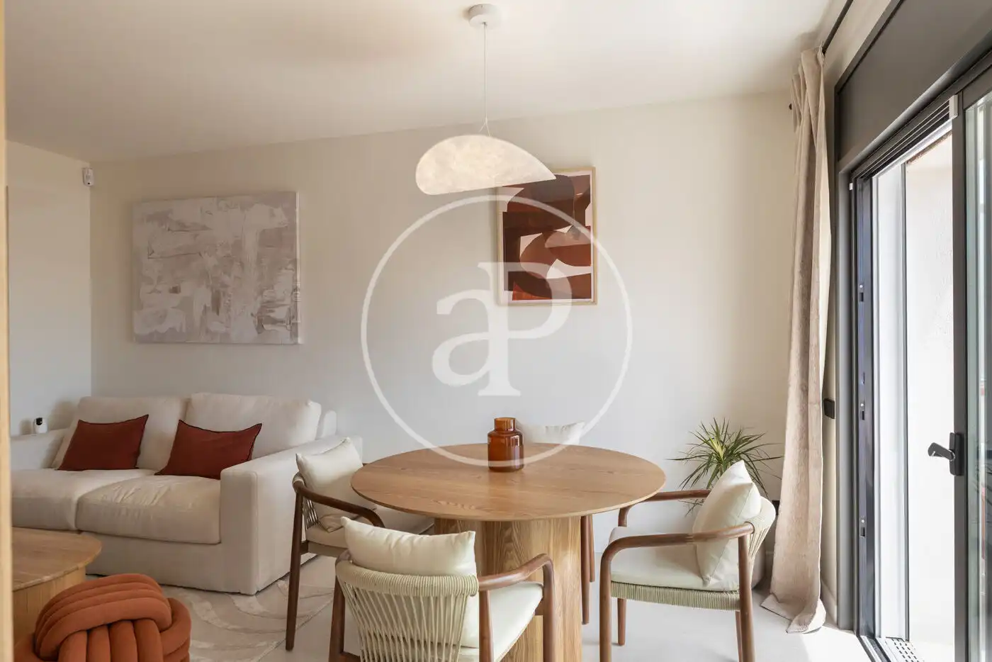 Esszimmer von Wohnung zum Verkauf in Barcelona mit Klimaanlage, Heizung und Terrasse