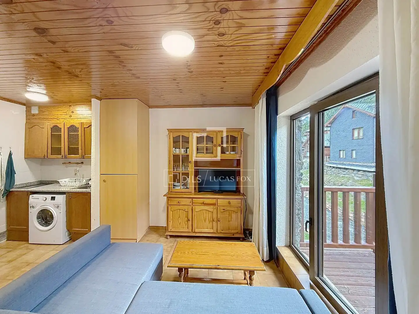 Sala de estar de Piso de alquiler en Canillo con Calefacción, Parquet y Terraza
