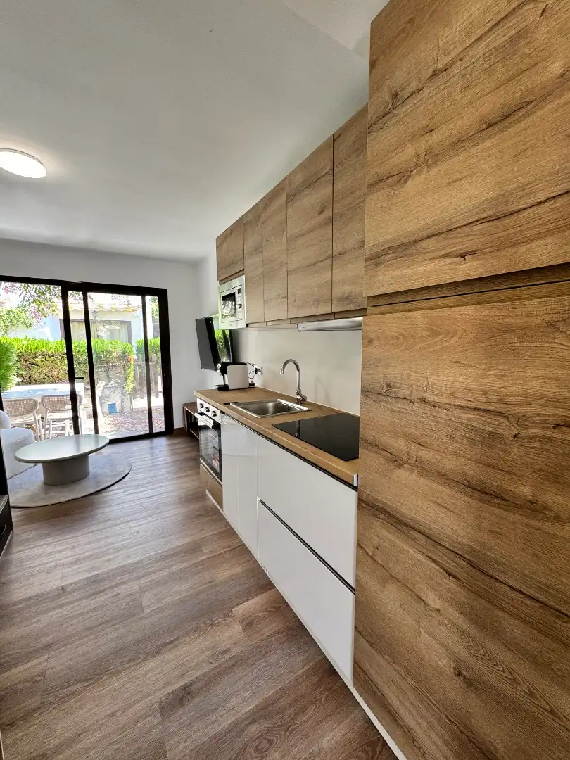Kitchen of Study for rent in Estepona  with Air Conditioner, Heating and Private garden