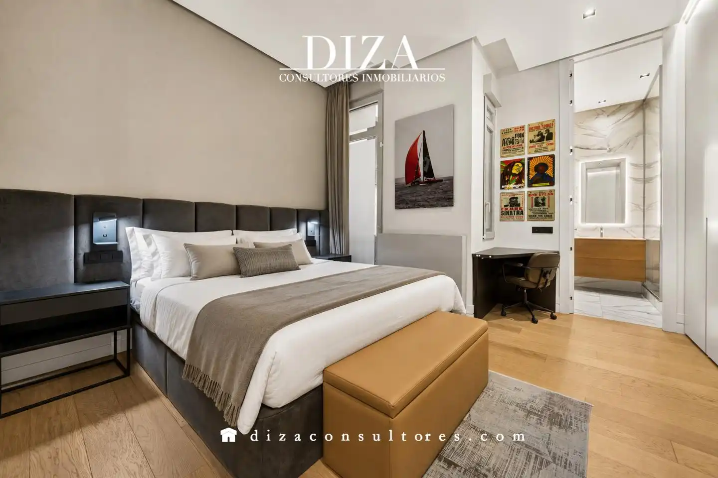 Bedroom of Ground floor for rent in Madrid  with Air Conditioner and Furnished