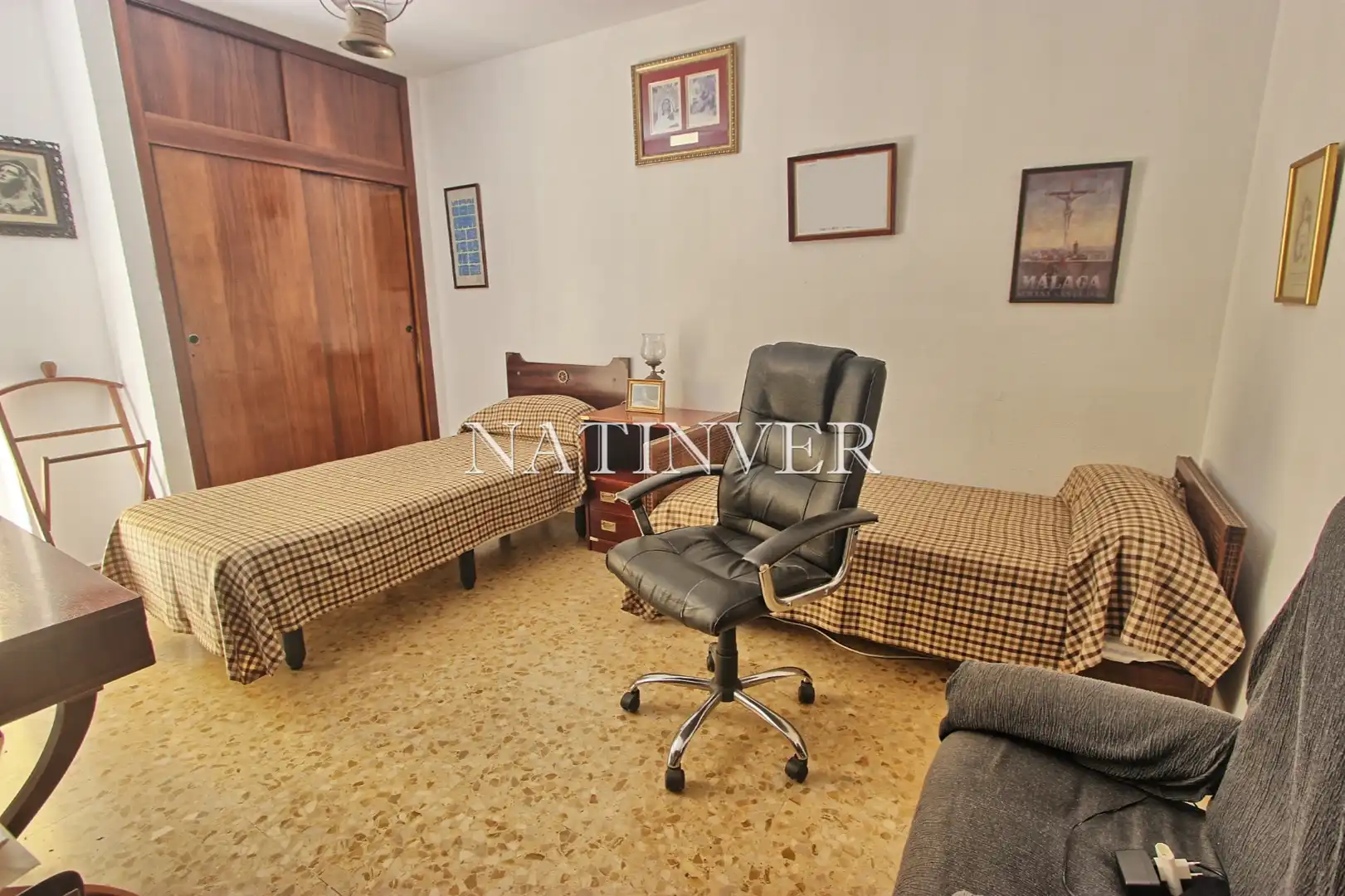 Bedroom of Flat for sale in Málaga  with Terrace