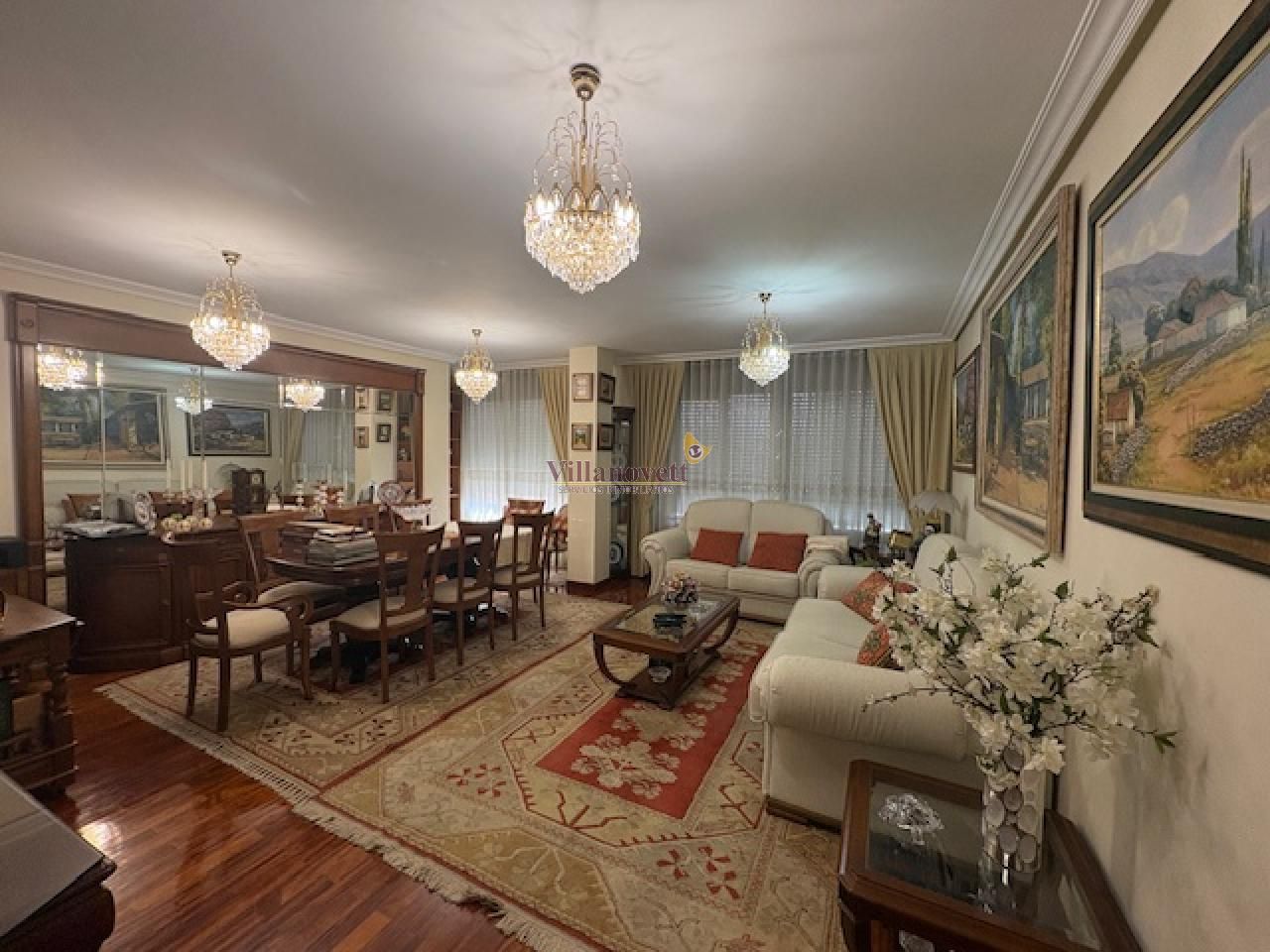 Living room of Flat for sale in Vigo   with Heating, Parquet flooring and Furnished