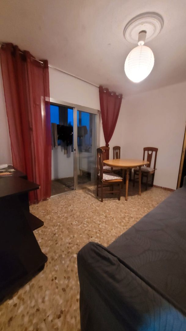 Dining room of Flat for sale in  Madrid Capital  with Terrace and Furnished