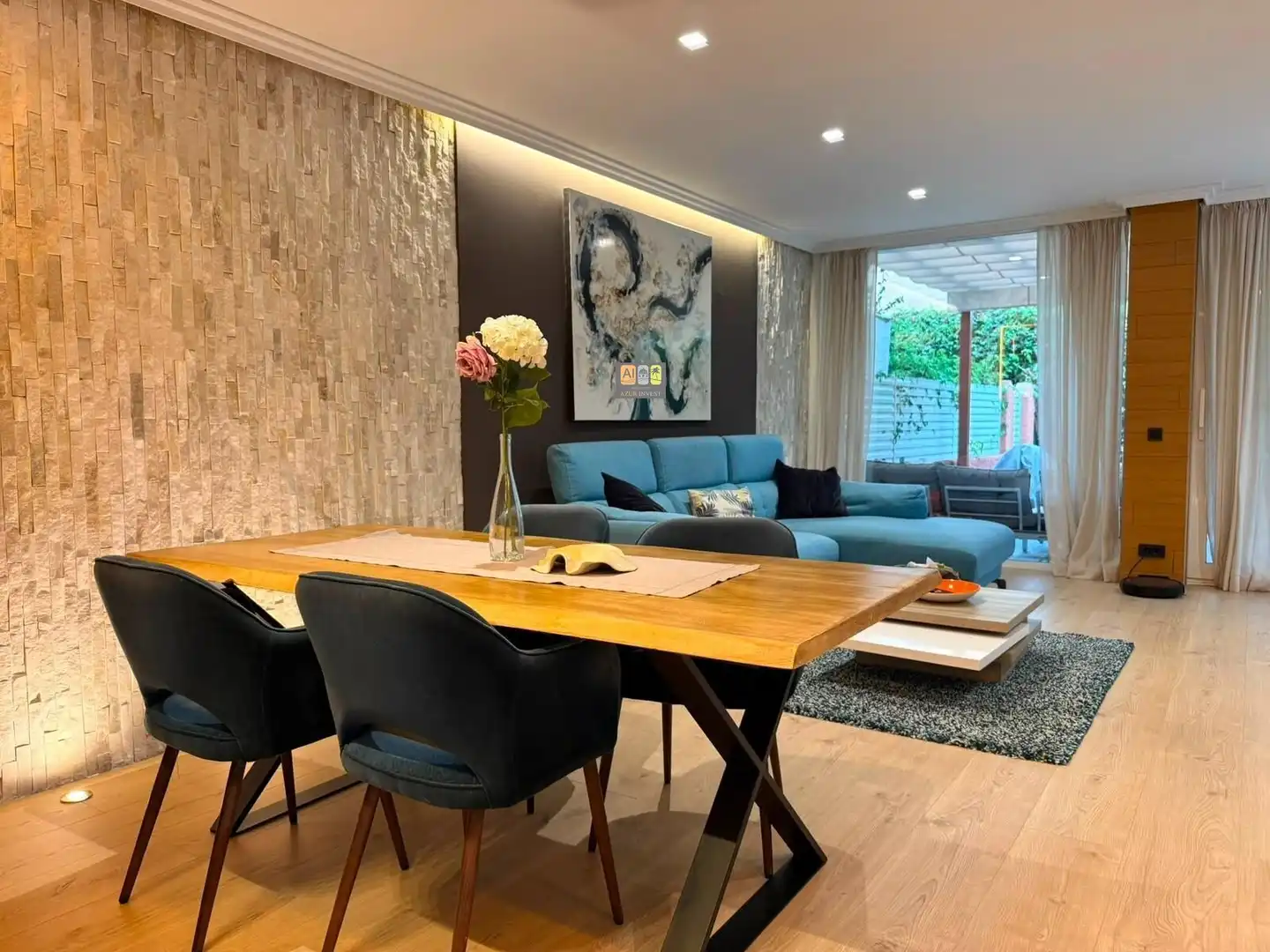 Dining room of Detached homes for rent in Sant Joan d'Alacant  with Air Conditioner, Heating and Private garden