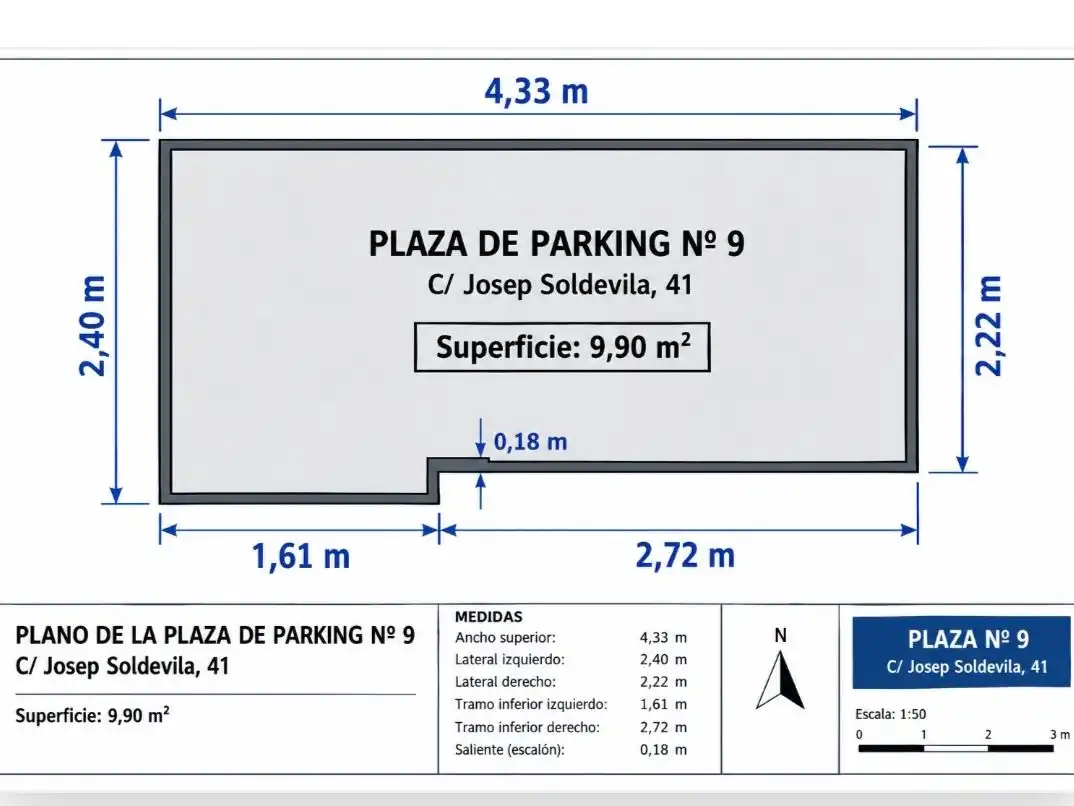 Parking de Garaje de alquiler en Sant Andreu