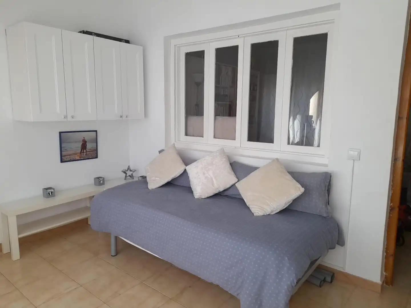 Schlafzimmer von Dachboden zum Verkauf in San Pedro del Pinatar mit Klimaanlage, Privatgarten und Terrasse