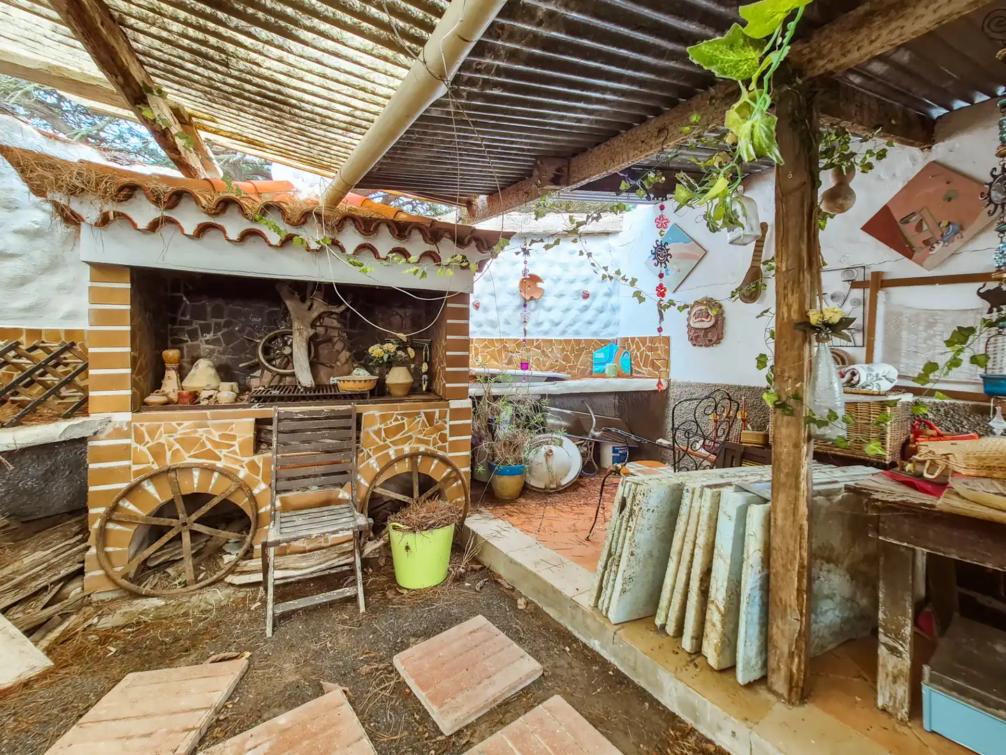 Terraza de Finca rústica en venta en Las Palmas de Gran Canaria con Jardín privado, Terraza y Trastero
