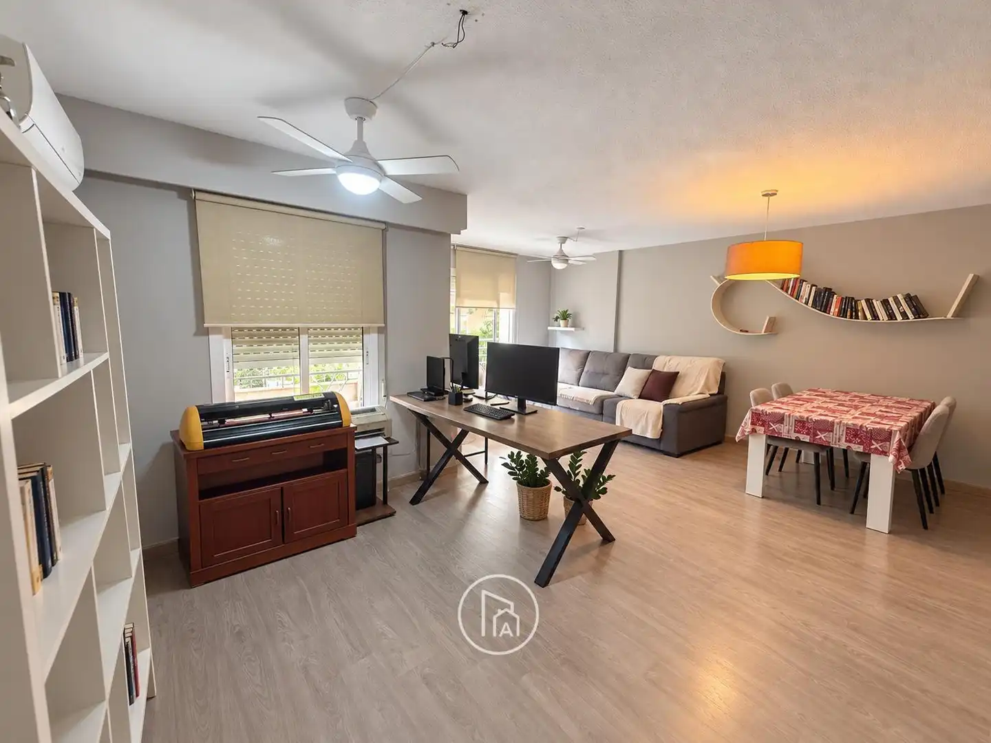 Wohnzimmer von Wohnung zum Verkauf in Valencia mit Klimaanlage, Terrasse und Balkon