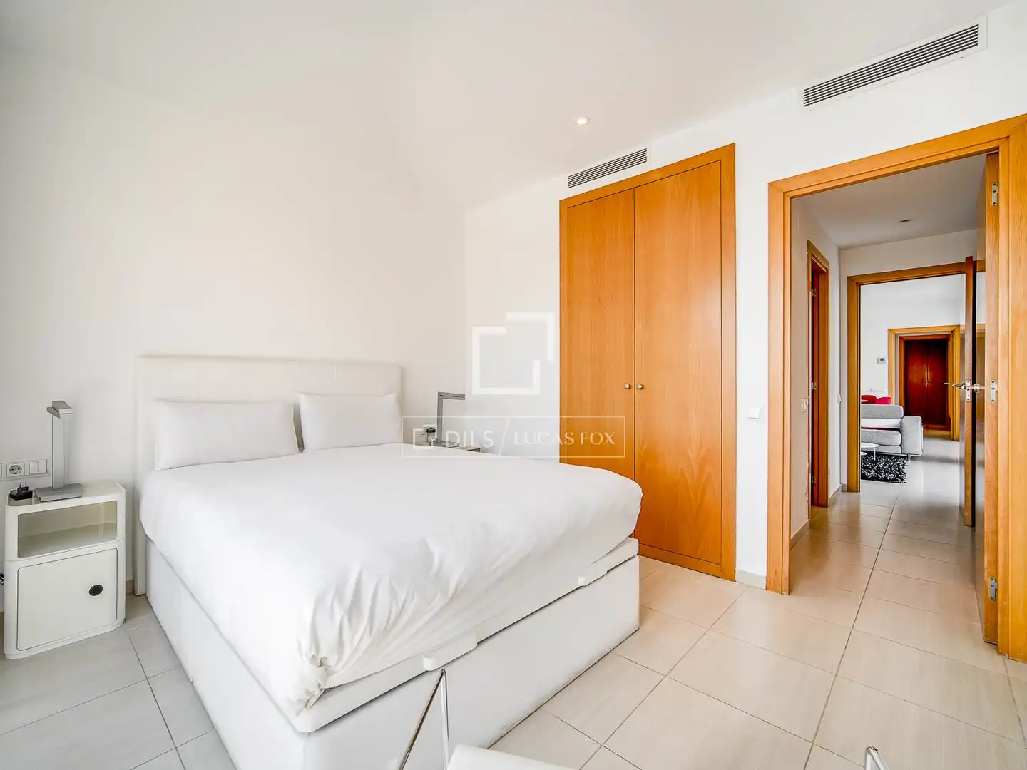 Schlafzimmer von Dachboden zum Verkauf in Barcelona mit Klimaanlage, Heizung und Terrasse