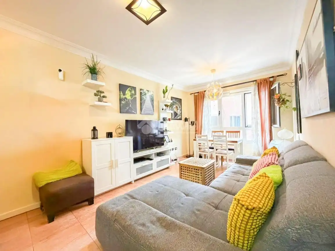 Sala de estar de Piso en venta en Las Palmas de Gran Canaria