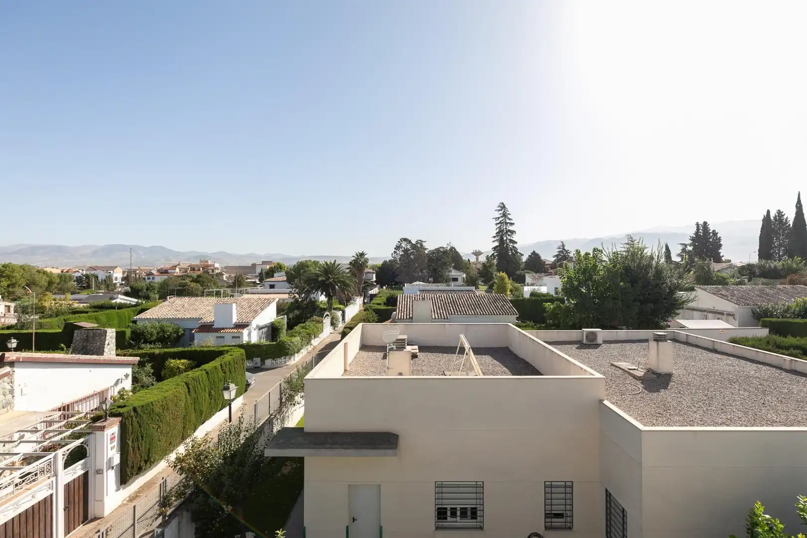 Exterior view of Houses for sale in Churriana de la Vega  with Private garden, Terrace and Swimming Pool
