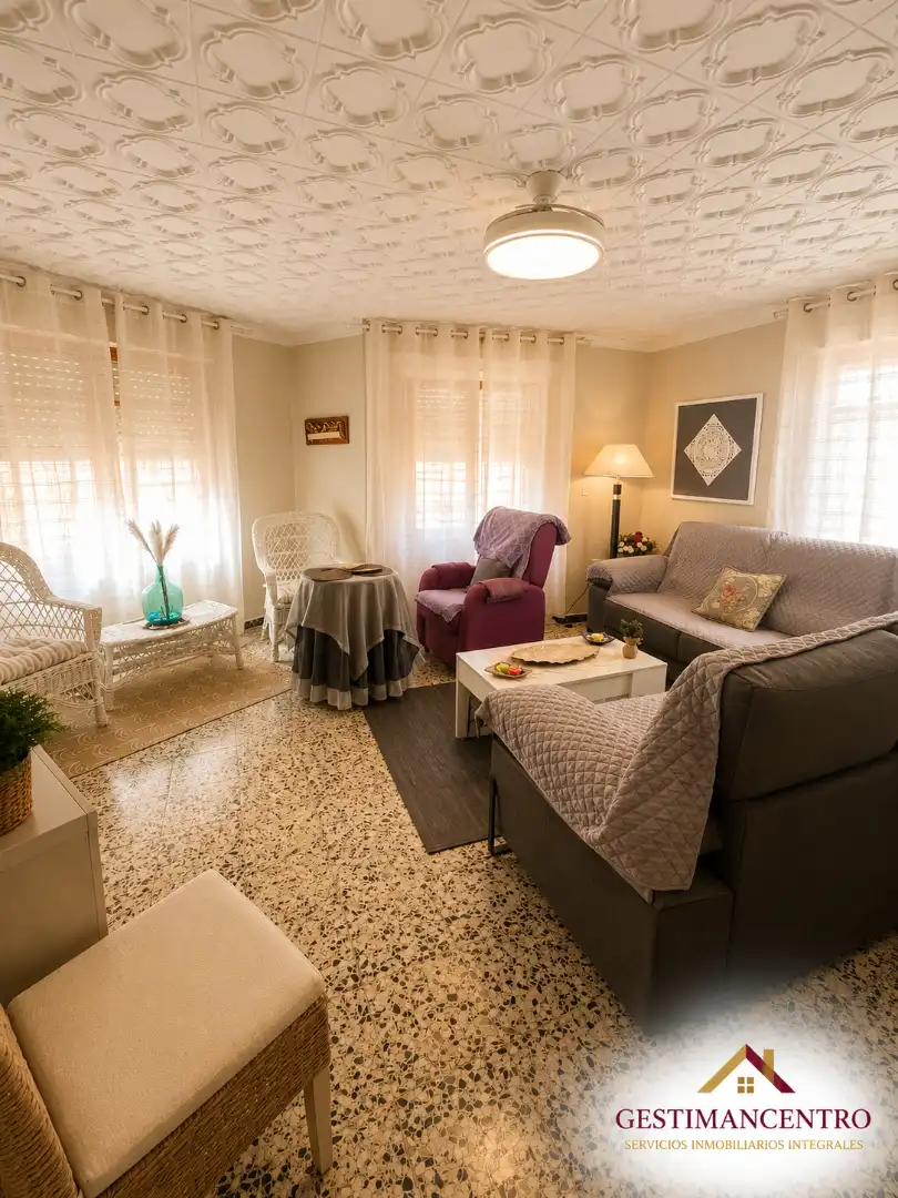 Wohnzimmer von Wohnung zum Verkauf in Tomelloso mit Möbliert und Balkon