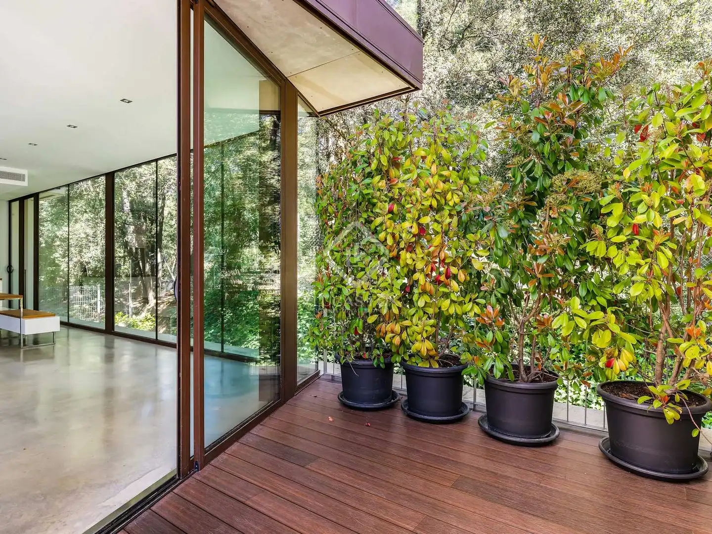 Terrassa de Casa o xalet en venda en Sant Cugat del Vallès amb Aire condicionat, Calefacció i Jardí privat