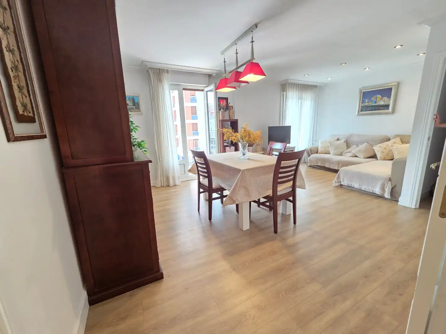Dining room of Flat for sale in Bilbao   with Heating and Balcony