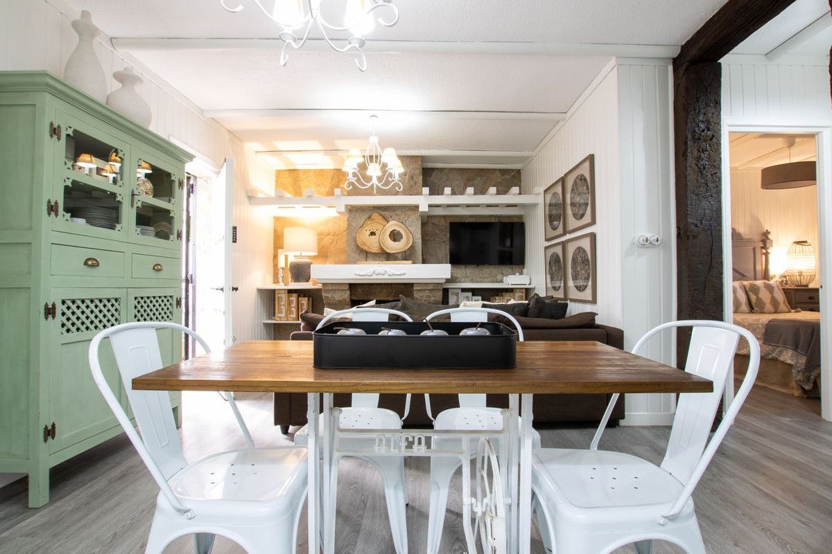 Comedor de Planta baja de alquiler en Manilva con Jardín privado, Terraza y Amueblado