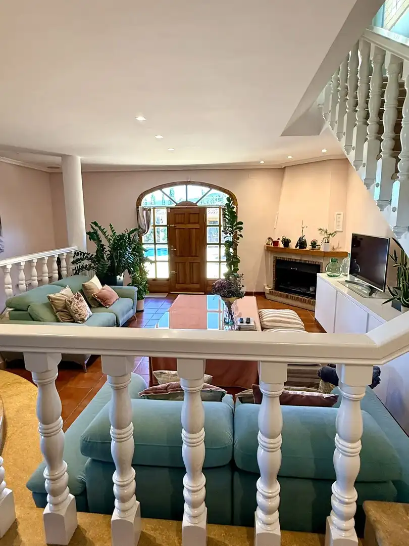 Sala de estar de Casa o chalet en venta en Cocentaina con Calefacción, Jardín privado y Terraza