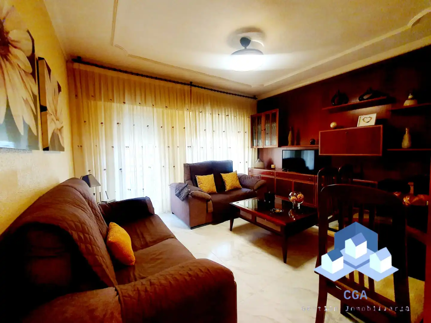 Living room of Flat for sale in Lorca  with Storage room, Furnished and Oven