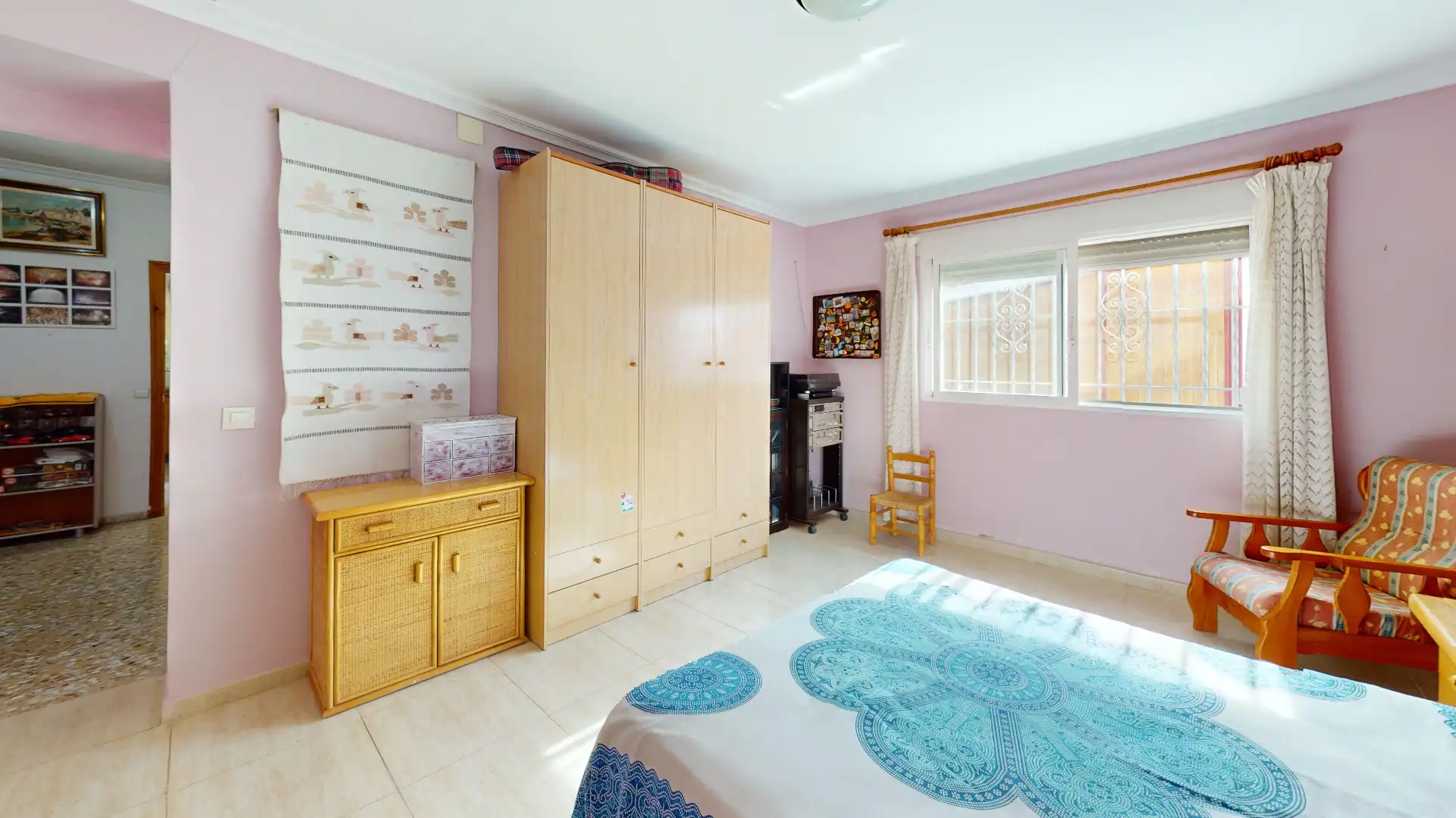 Bedroom of Houses for sale in Elche / Elx  with Air Conditioner, Heating and Private garden