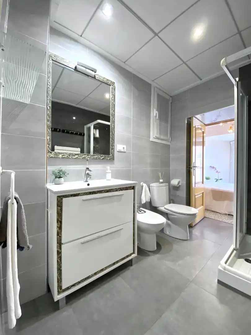 Bathroom of Flat for sale in La Pobla de Farnals  with Air Conditioner, Private garden and Balcony