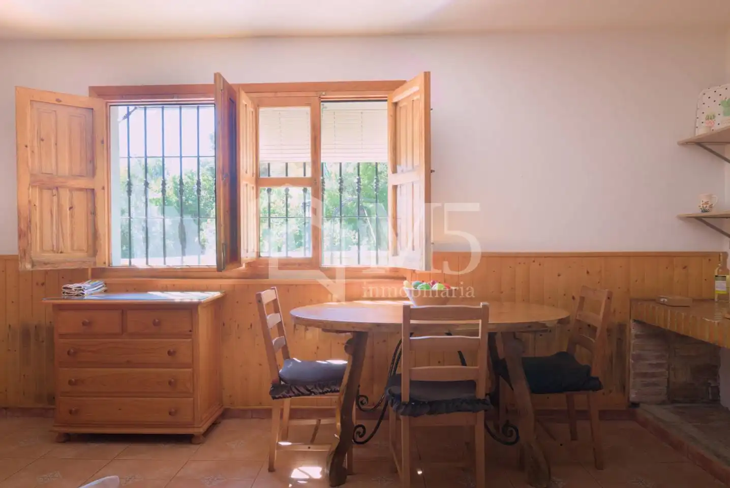 Comedor de Finca rústica en venta en Sayalonga con Piscina