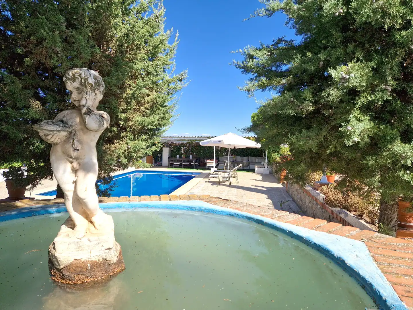 Piscina de Finca rústica en venta en Toledo con Aire acondicionado, Calefacción y Jardín privado