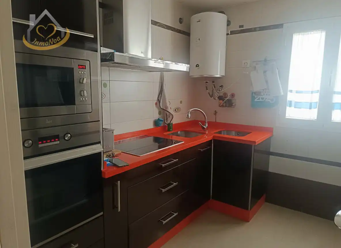 Küche von Wohnung zum Verkauf in Cartaya mit Klimaanlage, Möbliert und Ofen