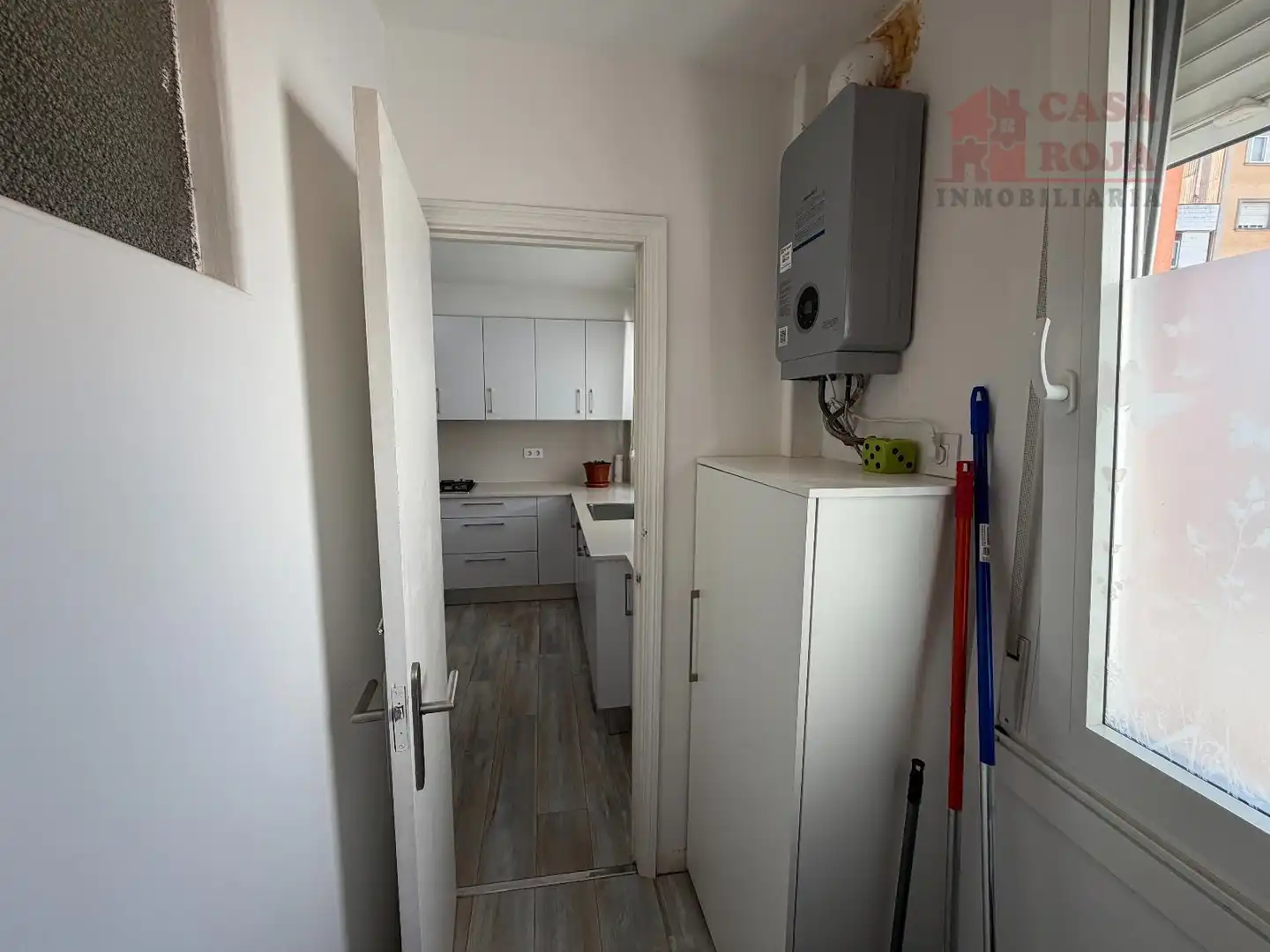 Kitchen of Flat for sale in Cangas   with Heating, Parquet flooring and Washing machine