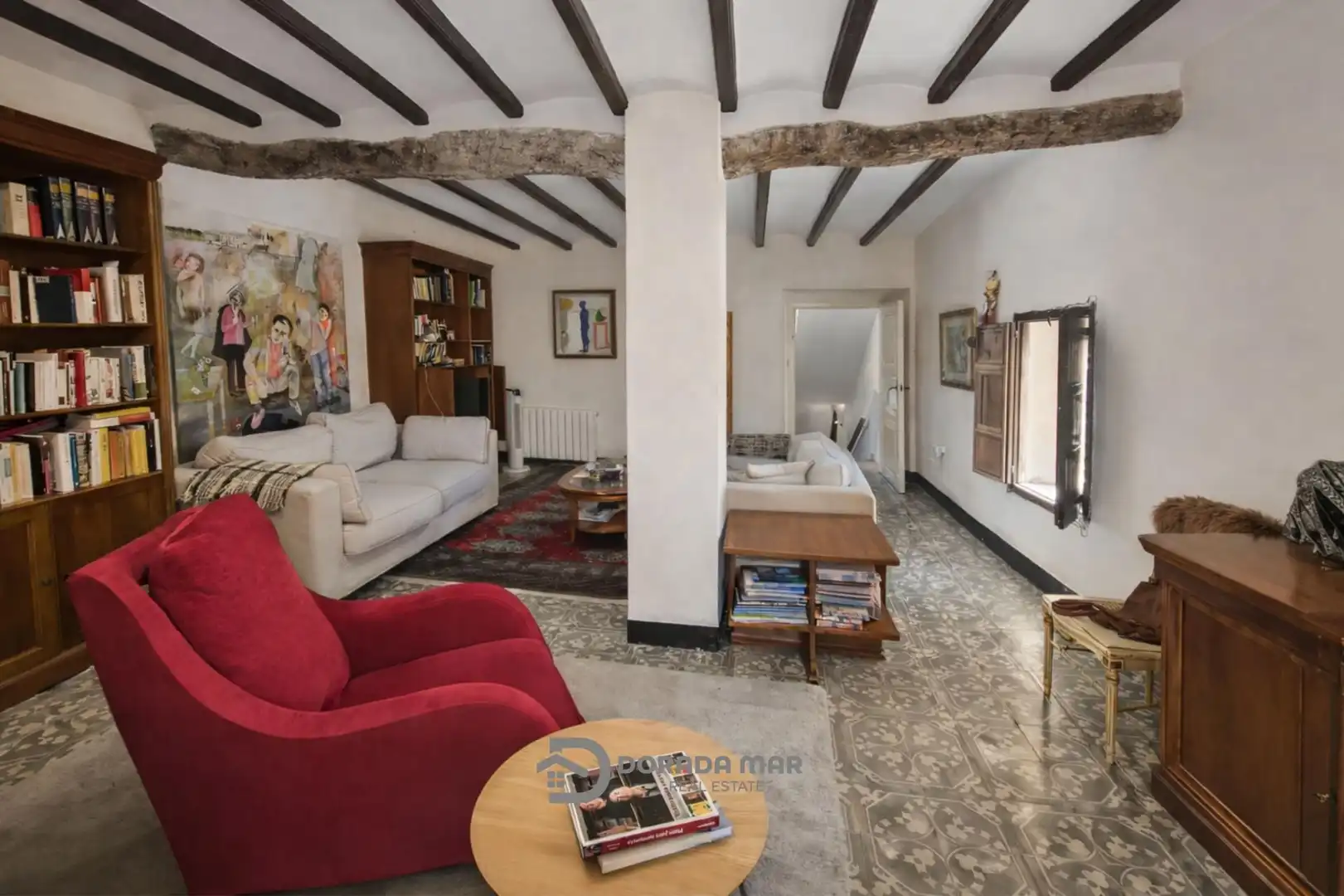 Wohnzimmer von Country house zum Verkauf in Benavites mit Heizung, Privatgarten und Terrasse