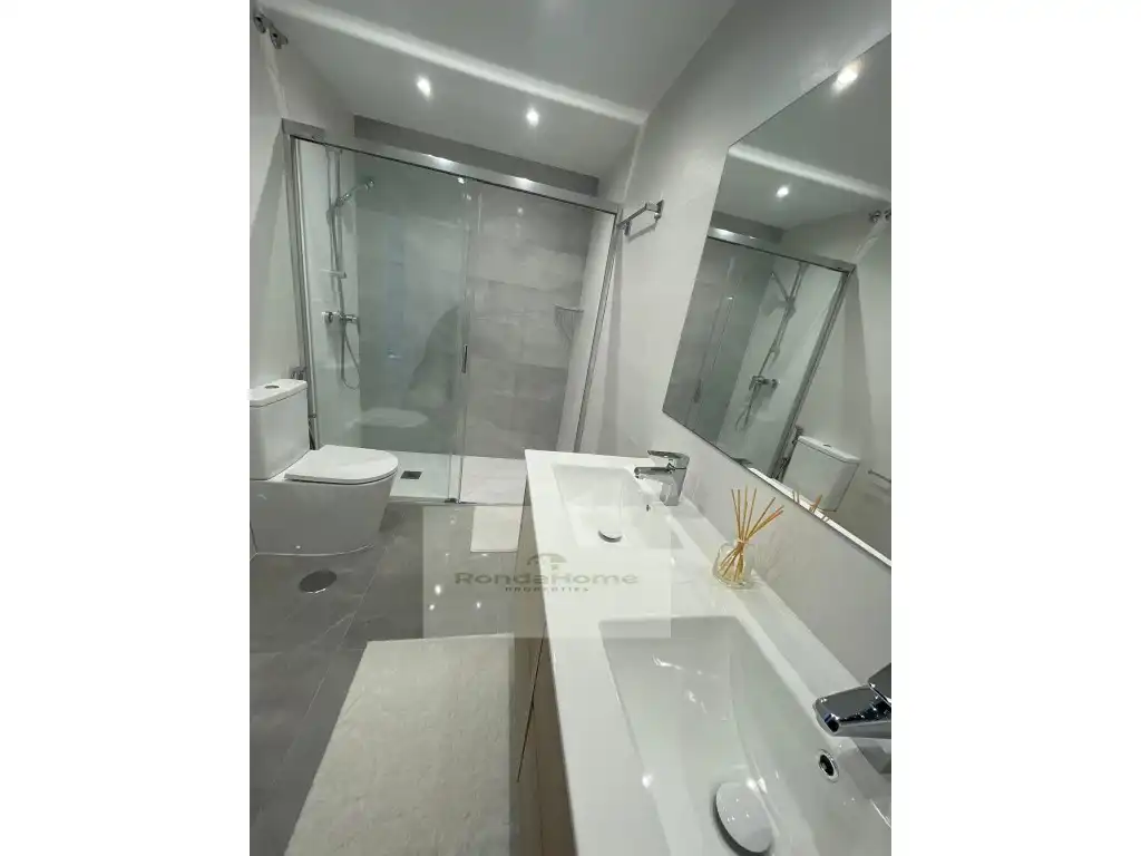 Baño de Piso de alquiler en Mijas con Terraza y Amueblado