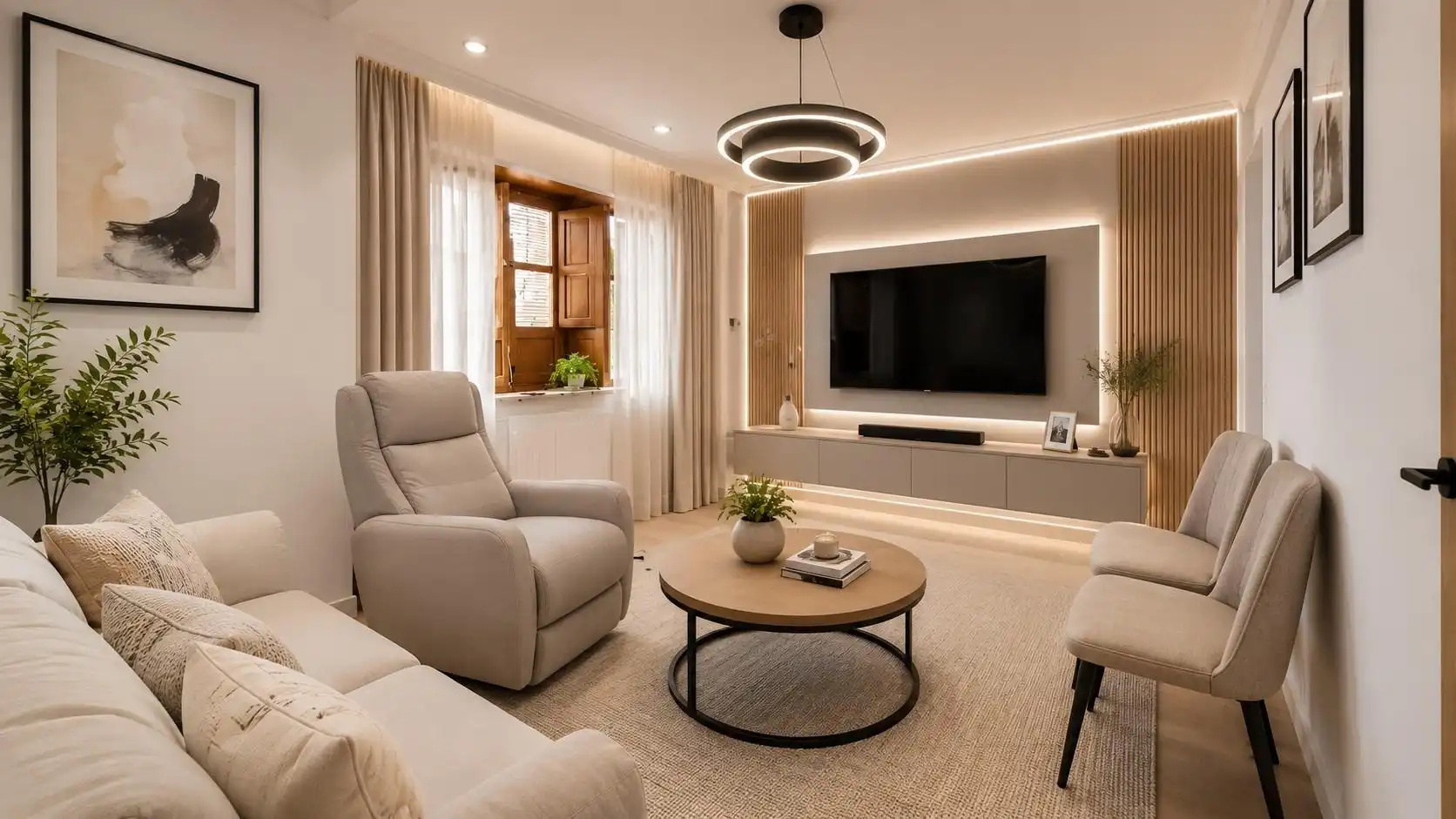 Wohnzimmer von Einfamilien-Reihenhaus zum Verkauf in Padul mit Terrasse, Abstellraum und Möbliert