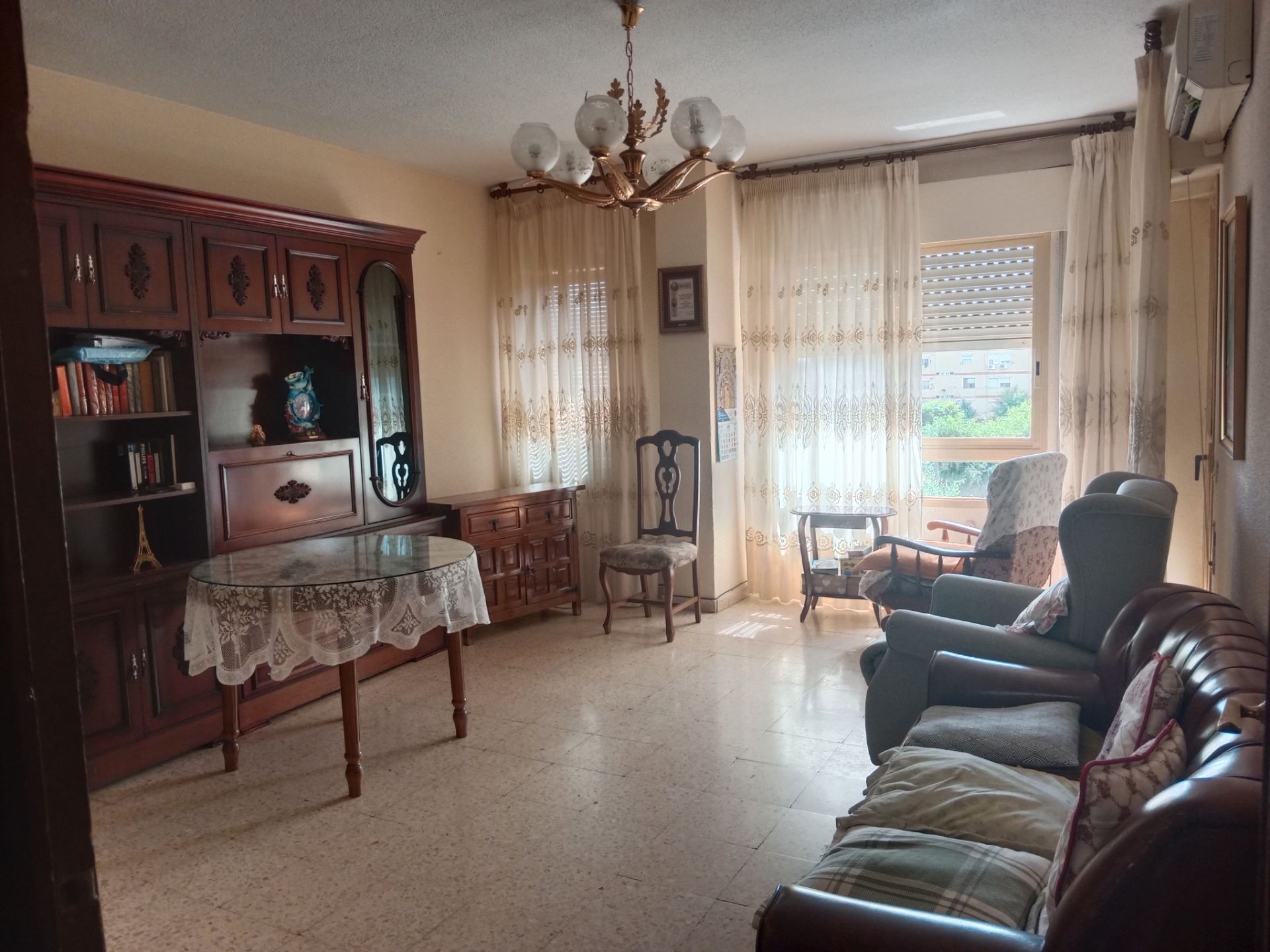 Sala de estar de Piso en venta en Andújar con Aire acondicionado y Balcón