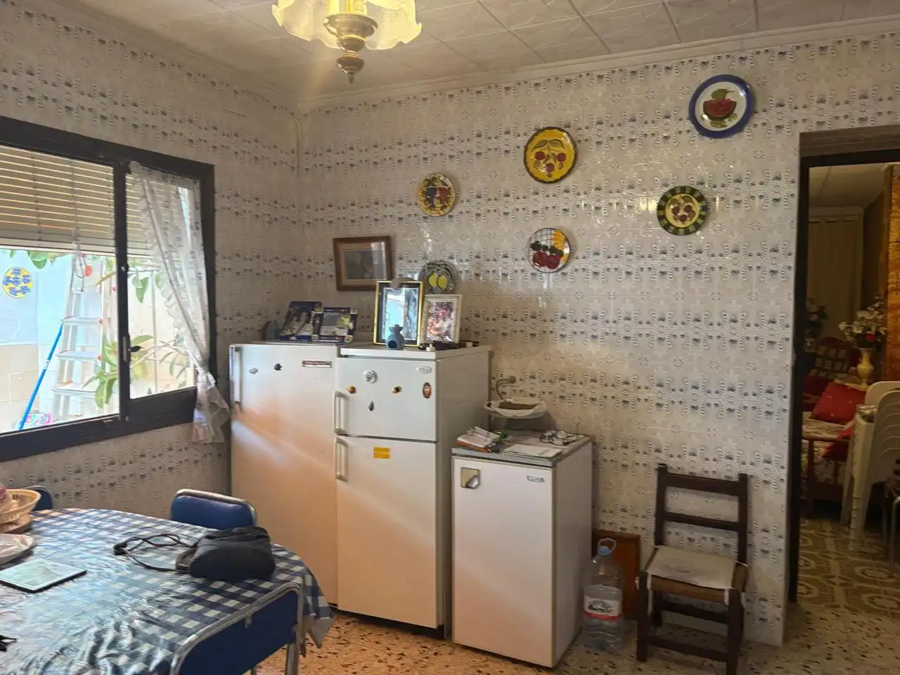 Küche von Einfamilien-Reihenhaus zum Verkauf in Benejúzar mit Klimaanlage und Terrasse