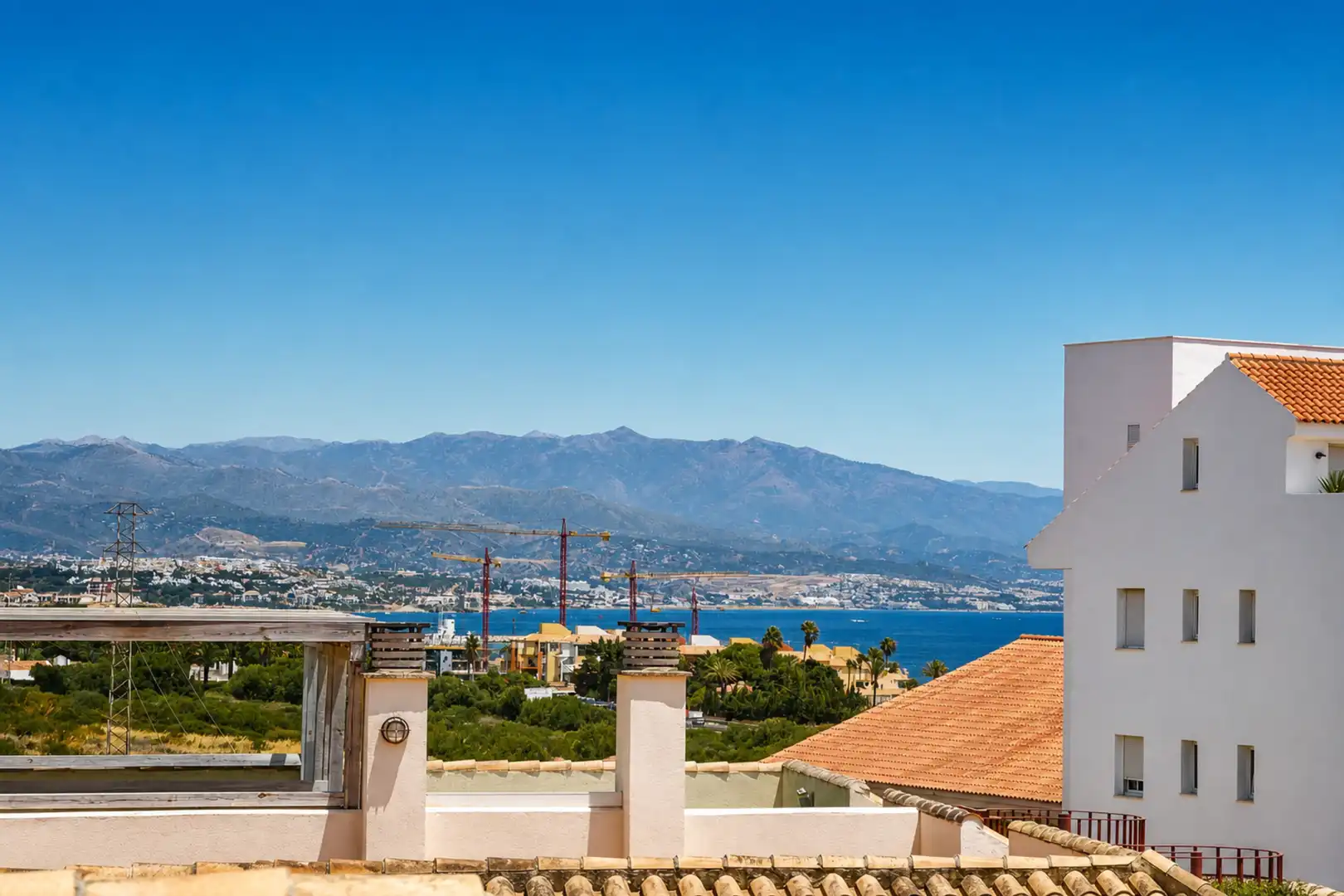 Exterior view of Attic for sale in Manilva  with Air Conditioner, Terrace and Swimming Pool